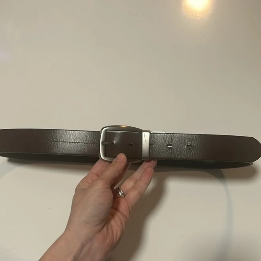 Fossil reversible‎ leather belt sz 36